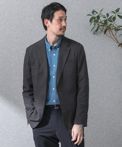 可水洗/防皺 LIFE STYLE TAILOR TRABEST格倫格紋西裝夾克