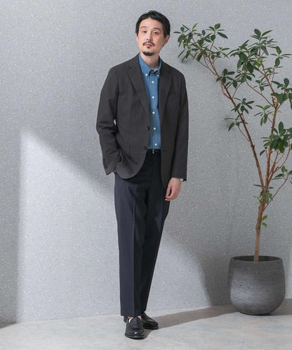 可水洗/防皺 LIFE STYLE TAILOR TRABEST格倫格紋西裝夾克