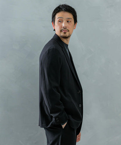 LIFE STYLE TAILOR 羊毛感彈力舒適夾克