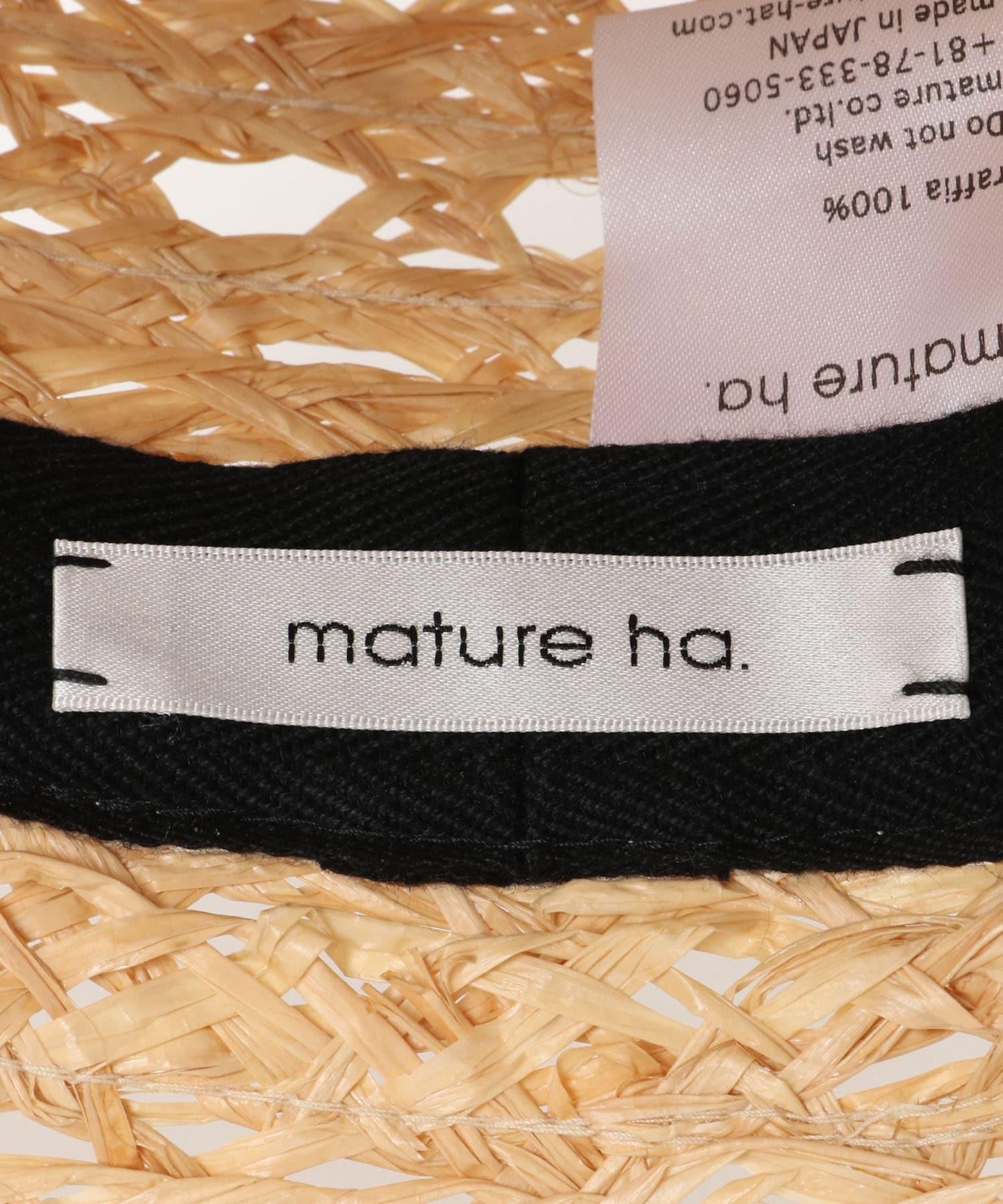 mature ha. 鏤空拉菲草漁夫帽