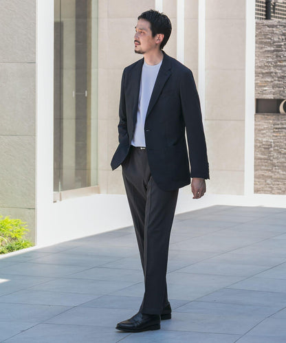 可水洗/防皺 LIFE STYLE TAILOR TRABEST格倫格紋西裝夾克