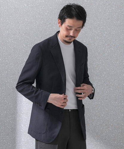 可水洗/防皺 LIFE STYLE TAILOR TRABEST格倫格紋西裝夾克