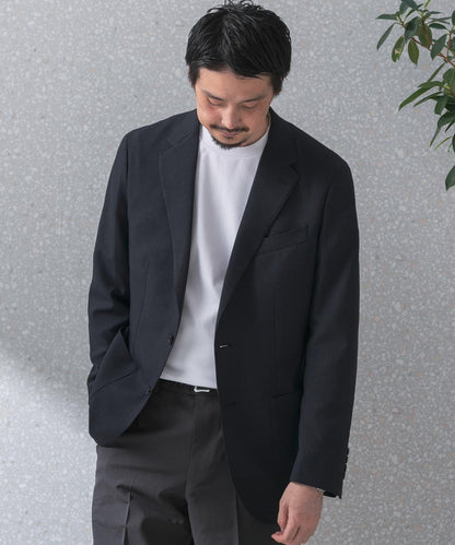可水洗/防皺 LIFE STYLE TAILOR TRABEST格倫格紋西裝夾克