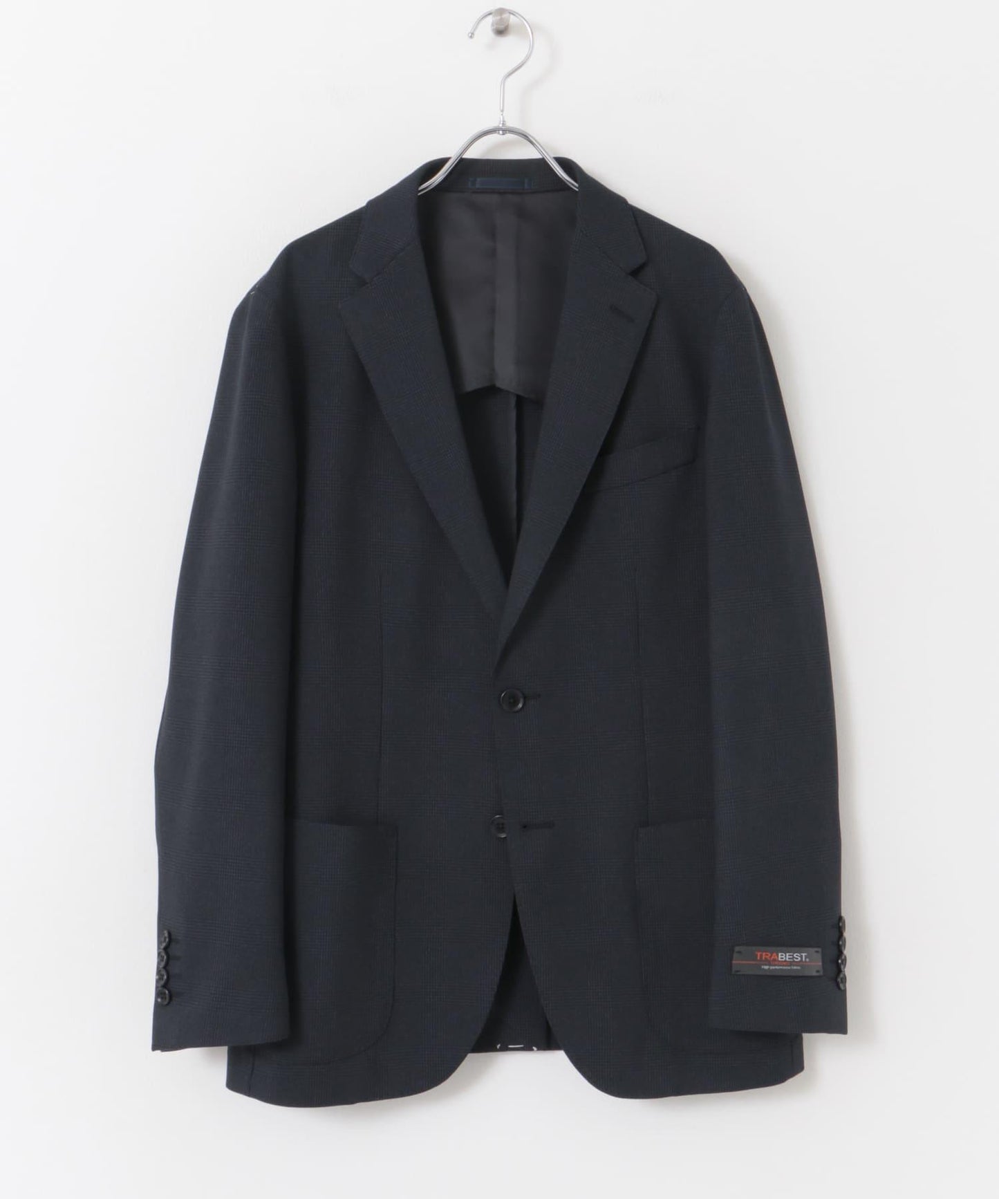 可水洗/防皺 LIFE STYLE TAILOR TRABEST格倫格紋西裝夾克