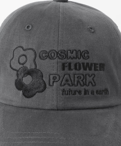 波普藝術花卉標誌刺繡棒球帽A
