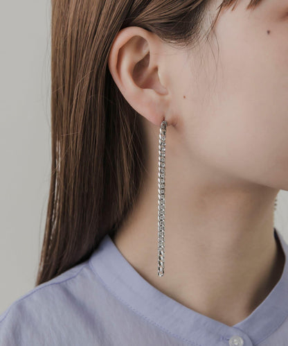 珠飾鏈條組合耳環