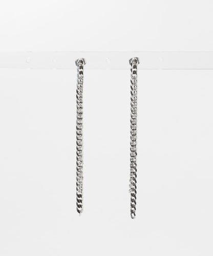 珠飾鏈條組合耳環