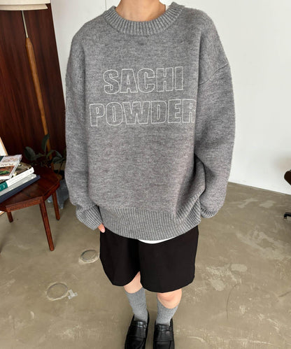 SACHIPOWDER雙面針織衫
