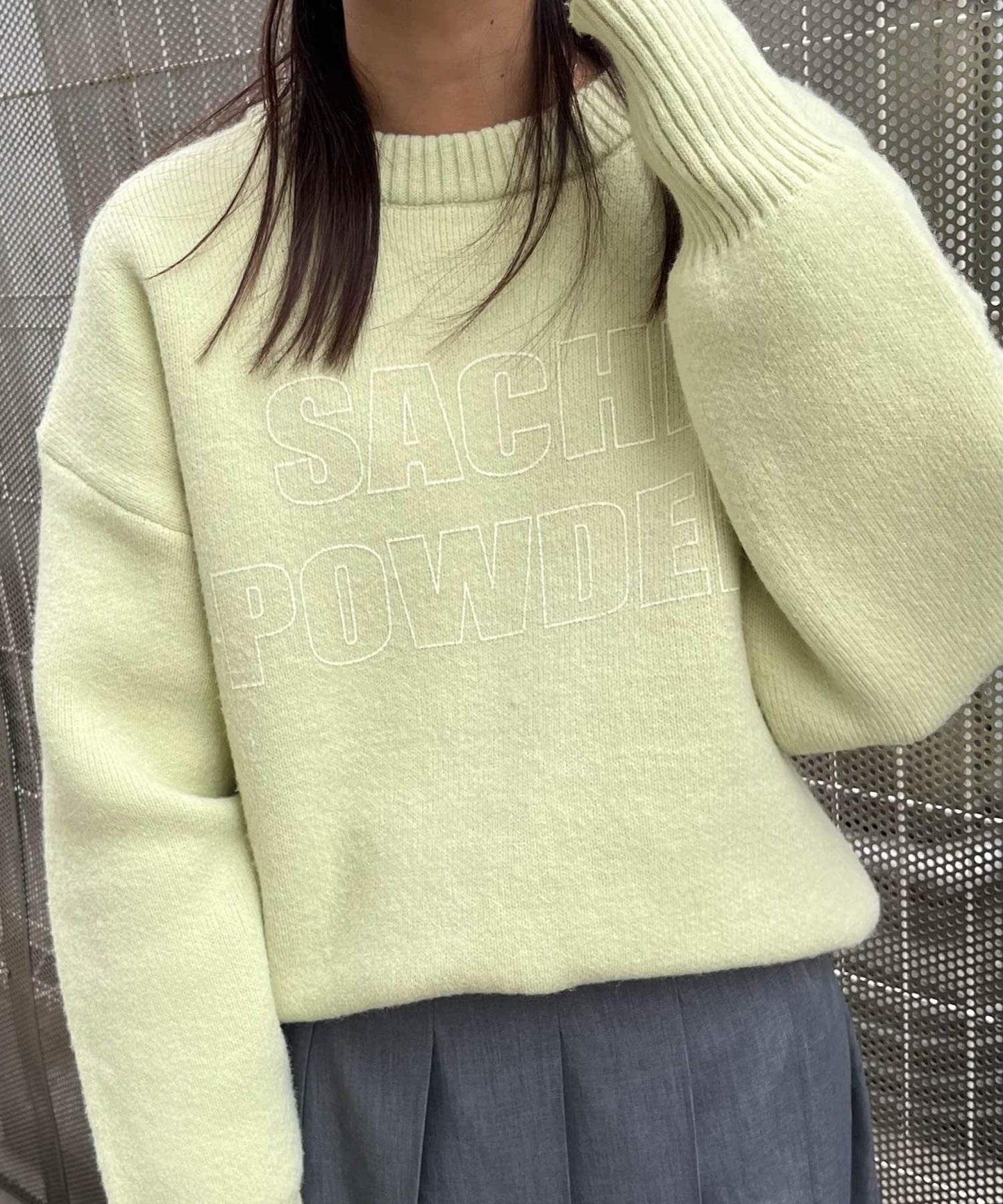 SACHIPOWDER雙面針織衫