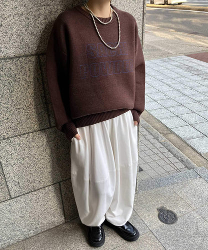 SACHIPOWDER雙面針織衫