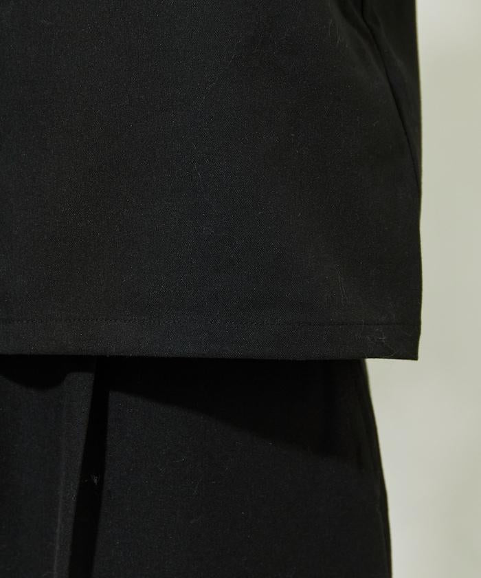 柔軟觸感斜紋吊帶背心套裝（可搭配套裝）