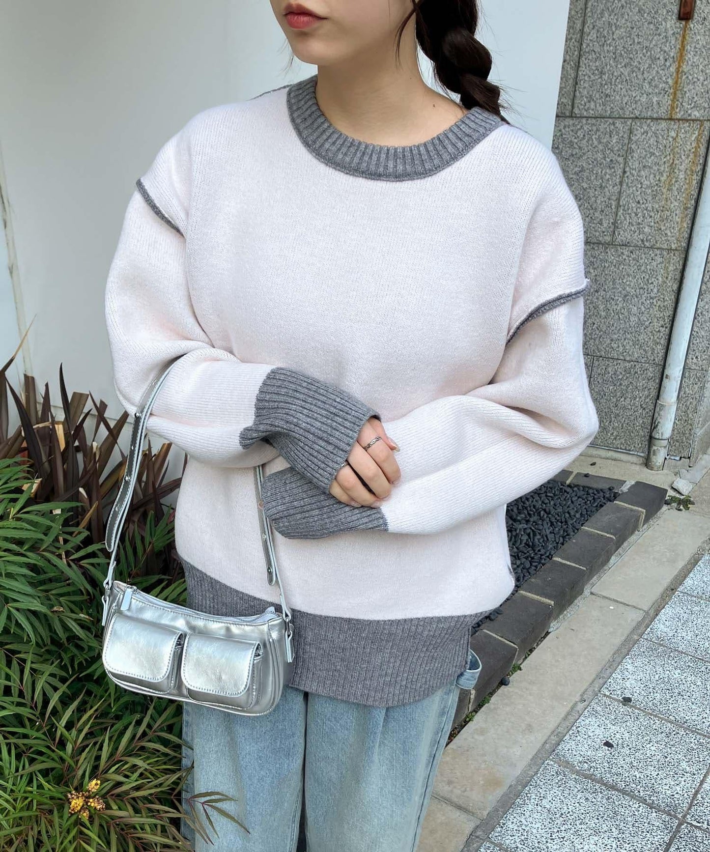 SACHIPOWDER雙面針織衫