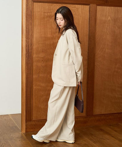 柔軟觸感斜紋吊帶背心套裝（可搭配套裝）