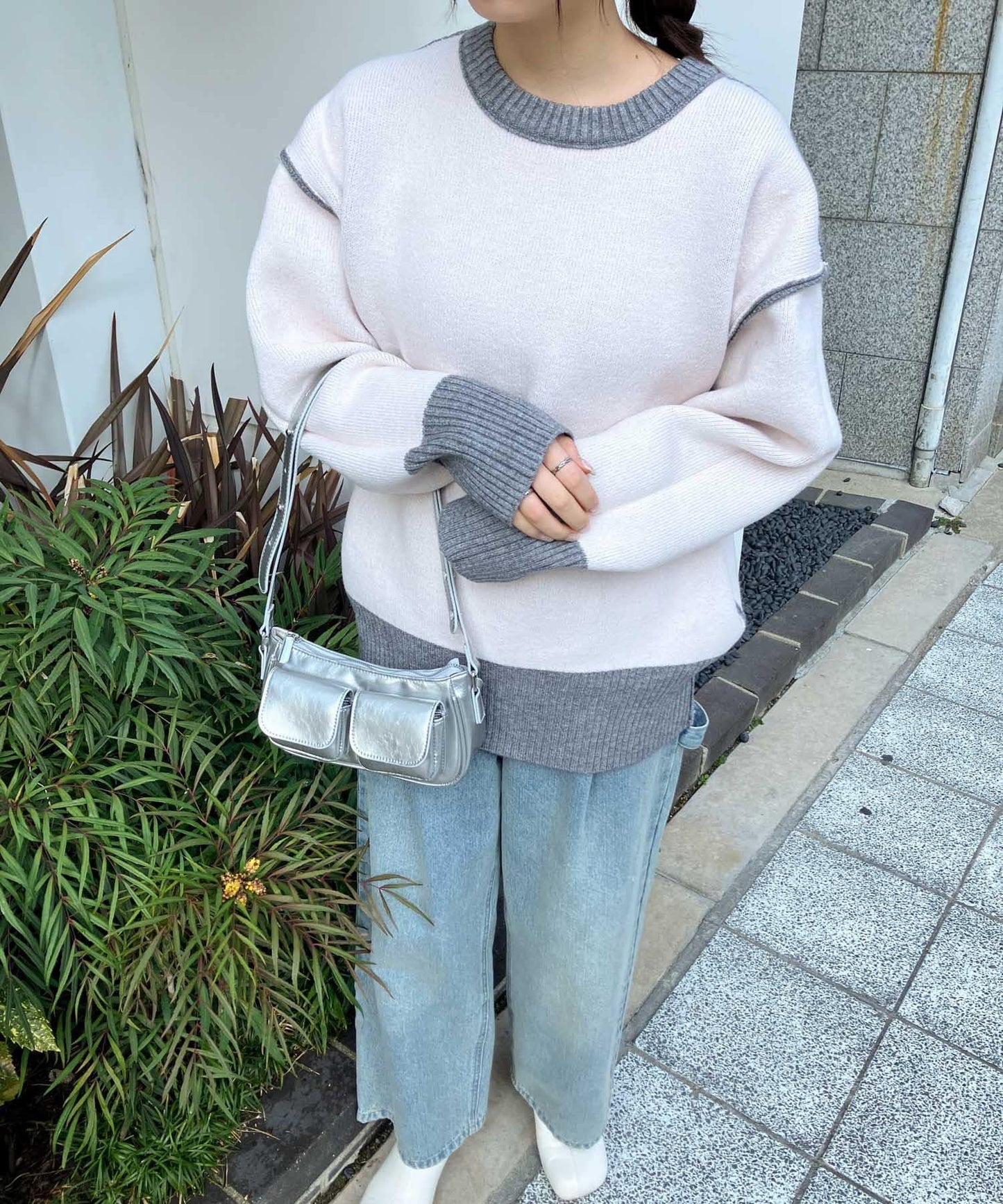 SACHIPOWDER雙面針織衫