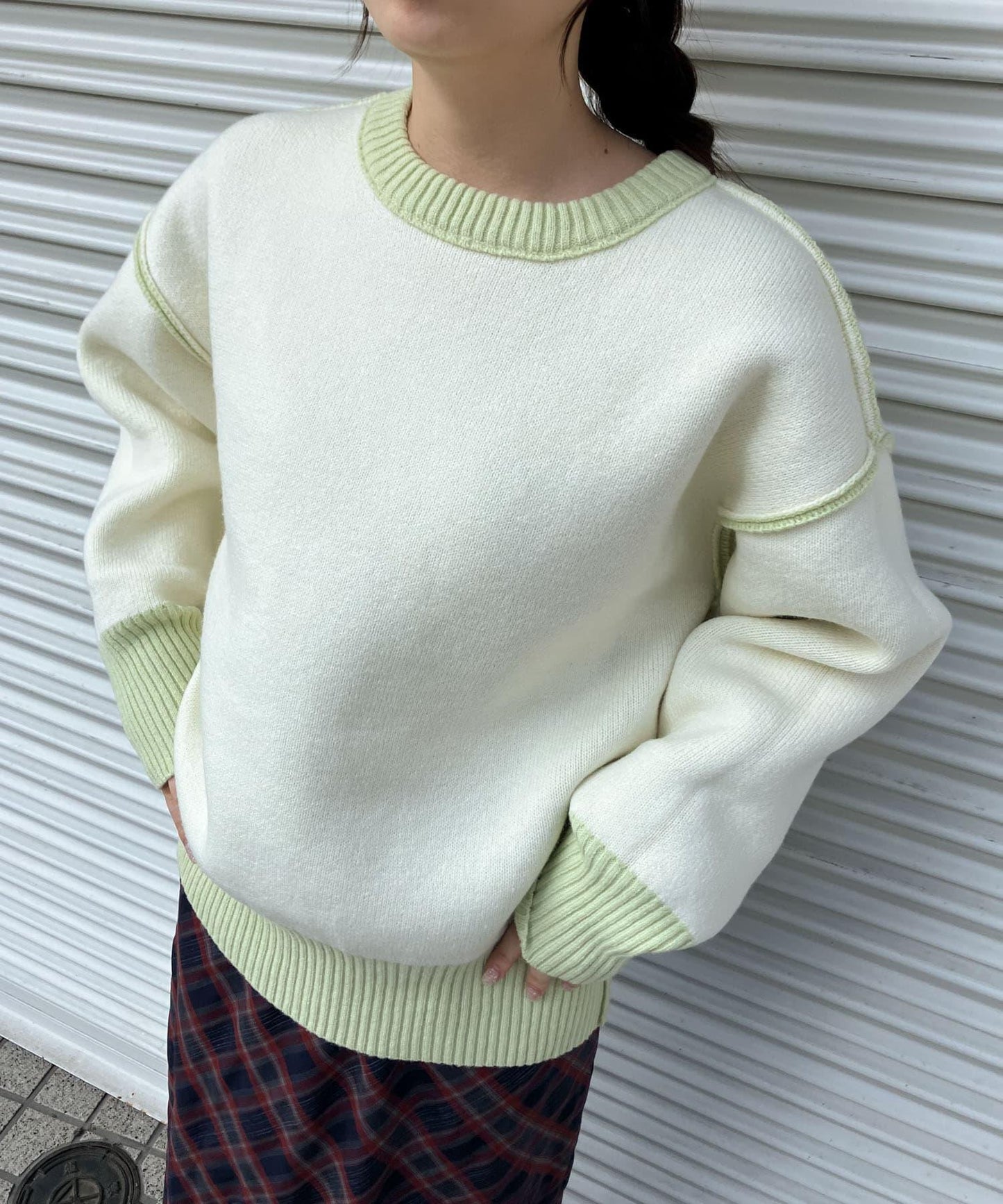 SACHIPOWDER雙面針織衫