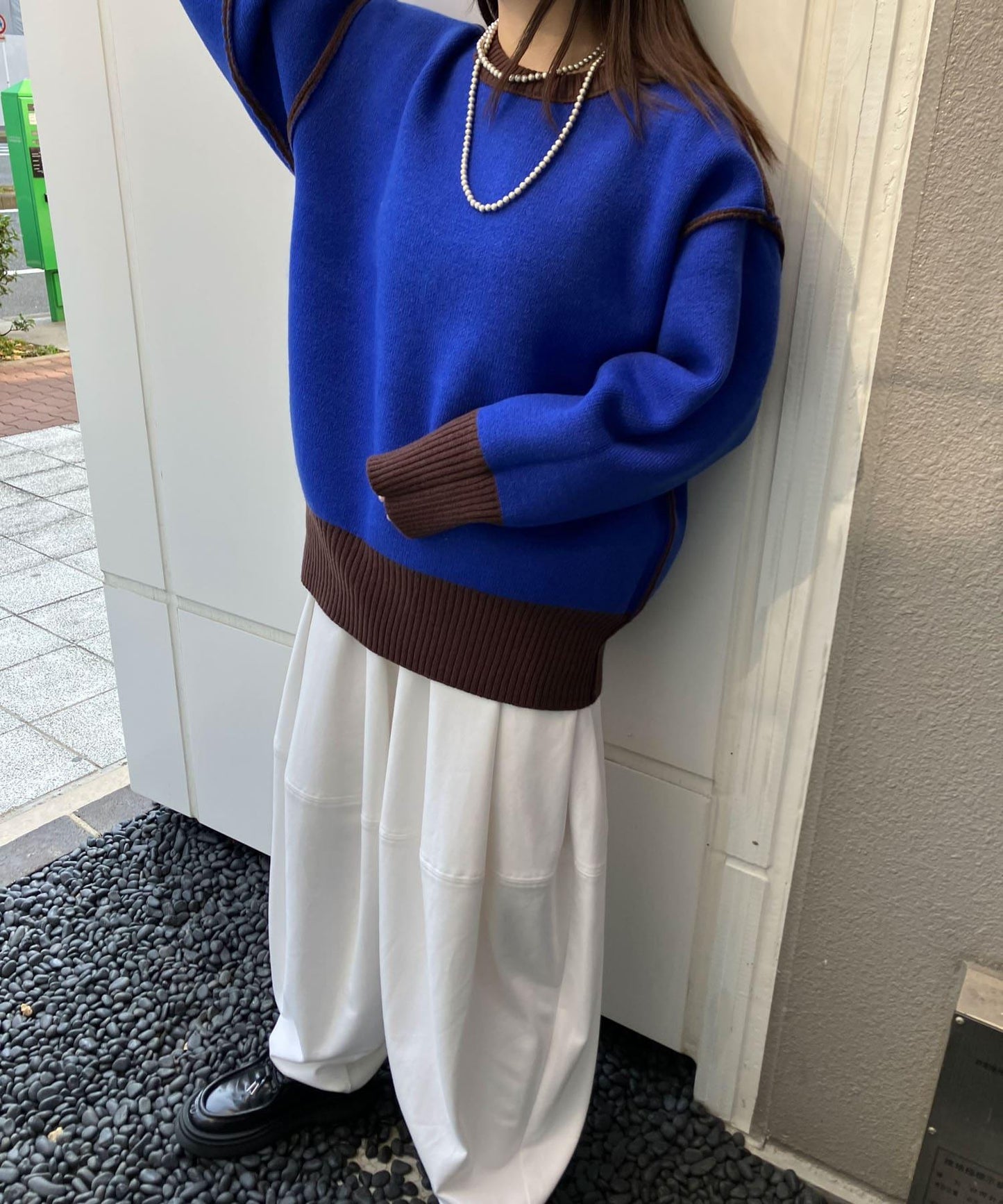 SACHIPOWDER雙面針織衫