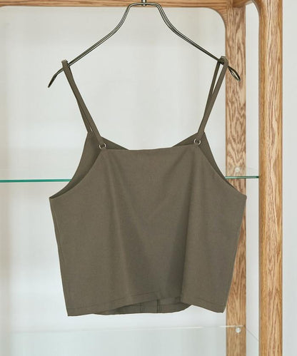 柔軟觸感斜紋吊帶背心套裝（可搭配套裝）