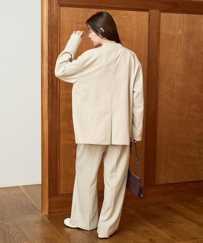 柔軟觸感斜紋吊帶背心套裝（可搭配套裝）