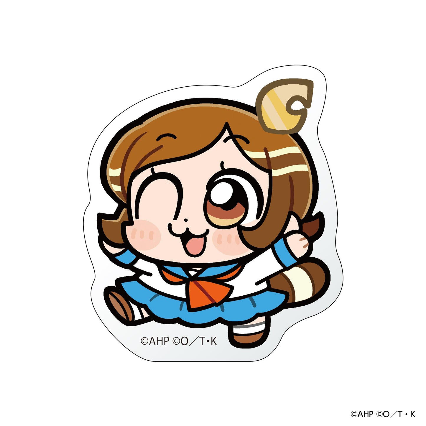 アポカリプスホテル×《pop子和pipi美的日常》_ステッカー_ポン子 翻譯結果： アポカリプスホテル×《pop子和pipi美的日常》_貼紙_波奇子