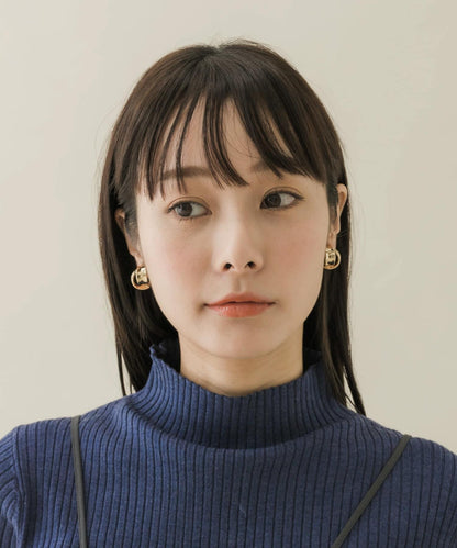 雙線金屬耳環