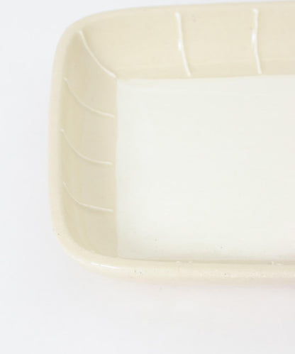 利左エ門窯 長方形中號盤