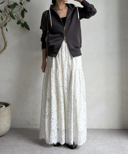 梅子色拉鍊連帽衛衣