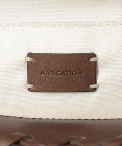 A VACATION 藤編手提包 S
