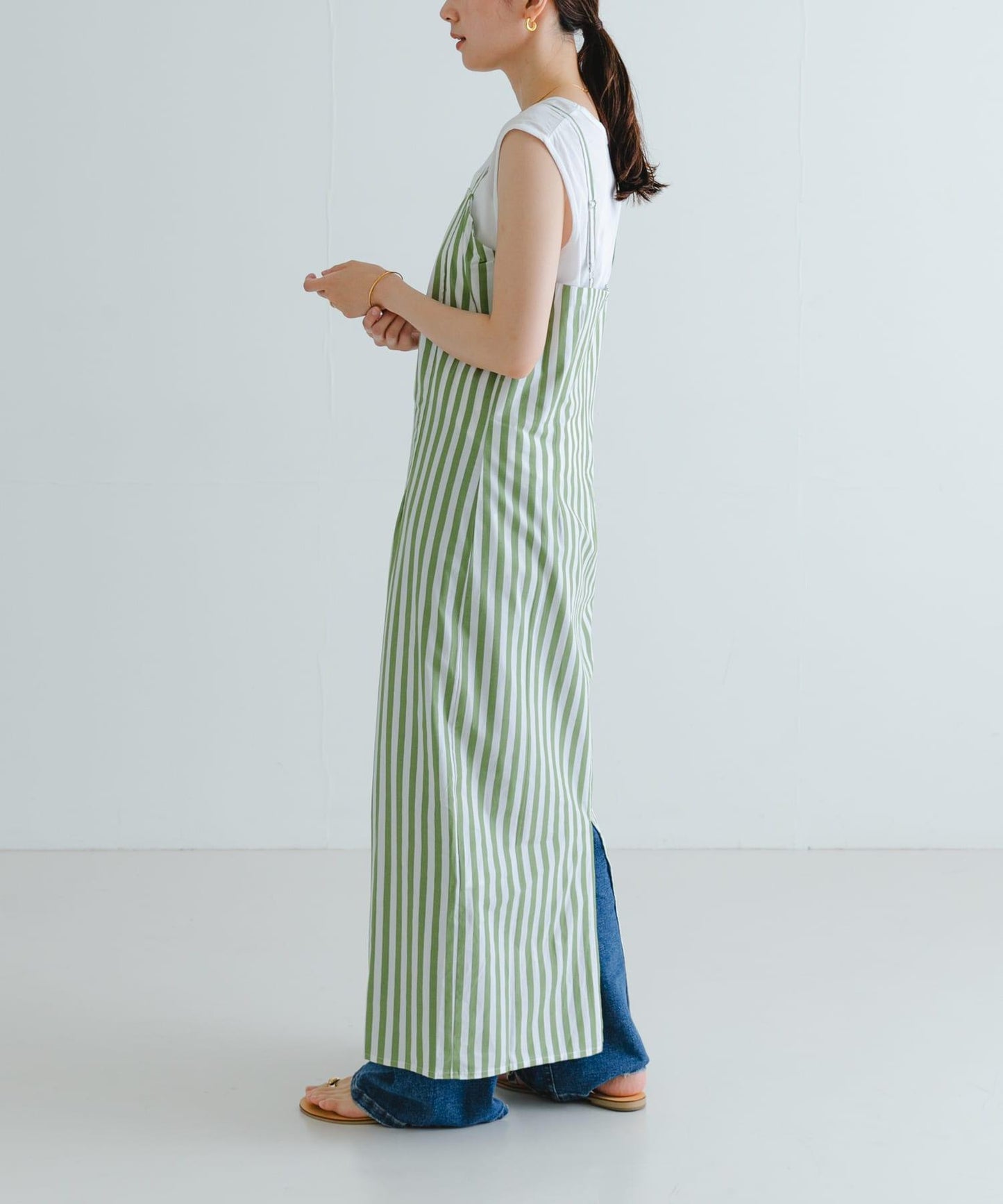 RITA ROW孔雀綠連衣裙