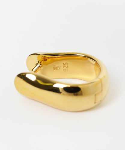 TOM WOOD 金色小號Oyster圓環耳環