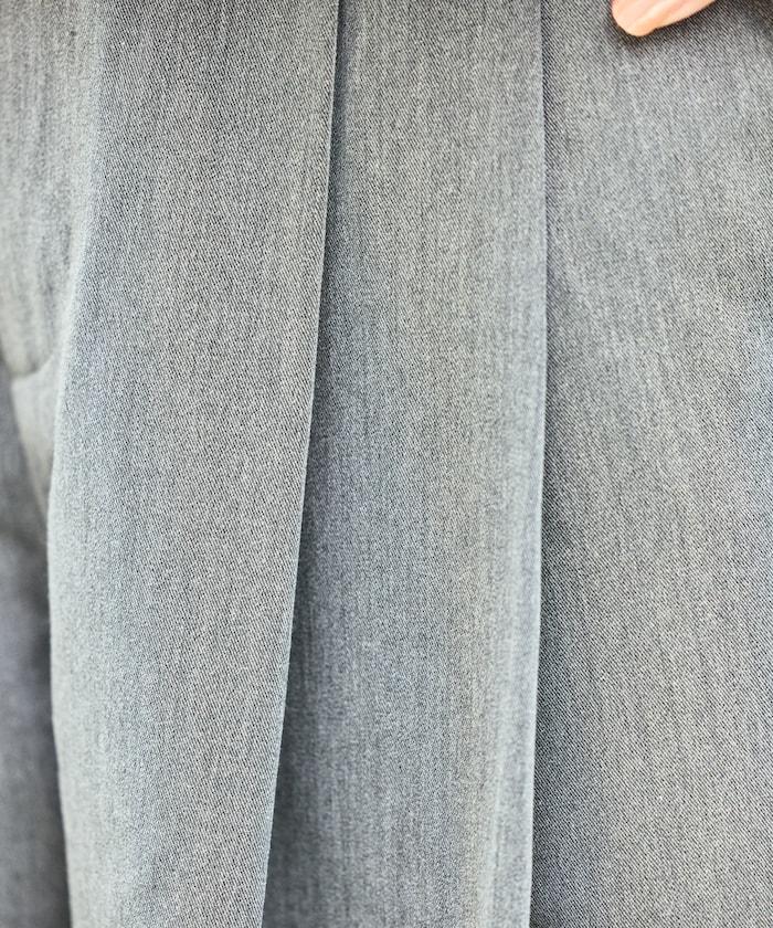 皇冠褲/雙褶桶形褲