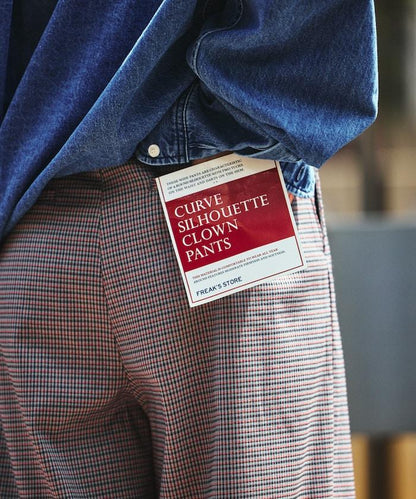 皇冠褲/雙褶桶形褲