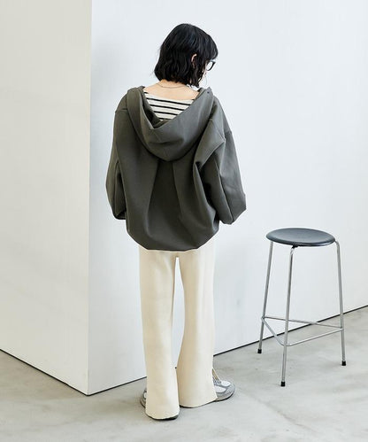 可機洗含絲羅紋針織褲 可搭配套裝