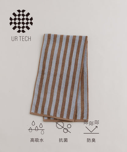 『UR TECH』條紋浴巾