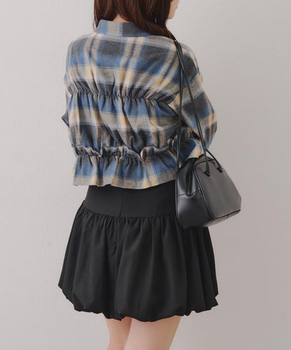 【RMAF】蝴蝶結格子襯衫