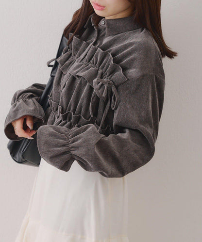 【RMAF】蝴蝶結格子襯衫