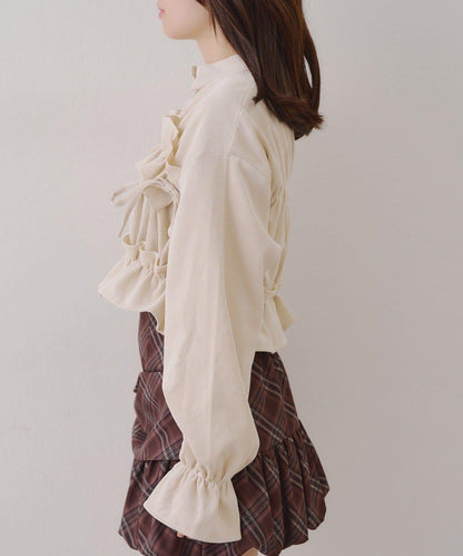 【RMAF】蝴蝶結格子襯衫