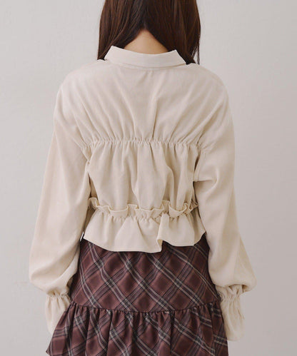 【RMAF】蝴蝶結格子襯衫