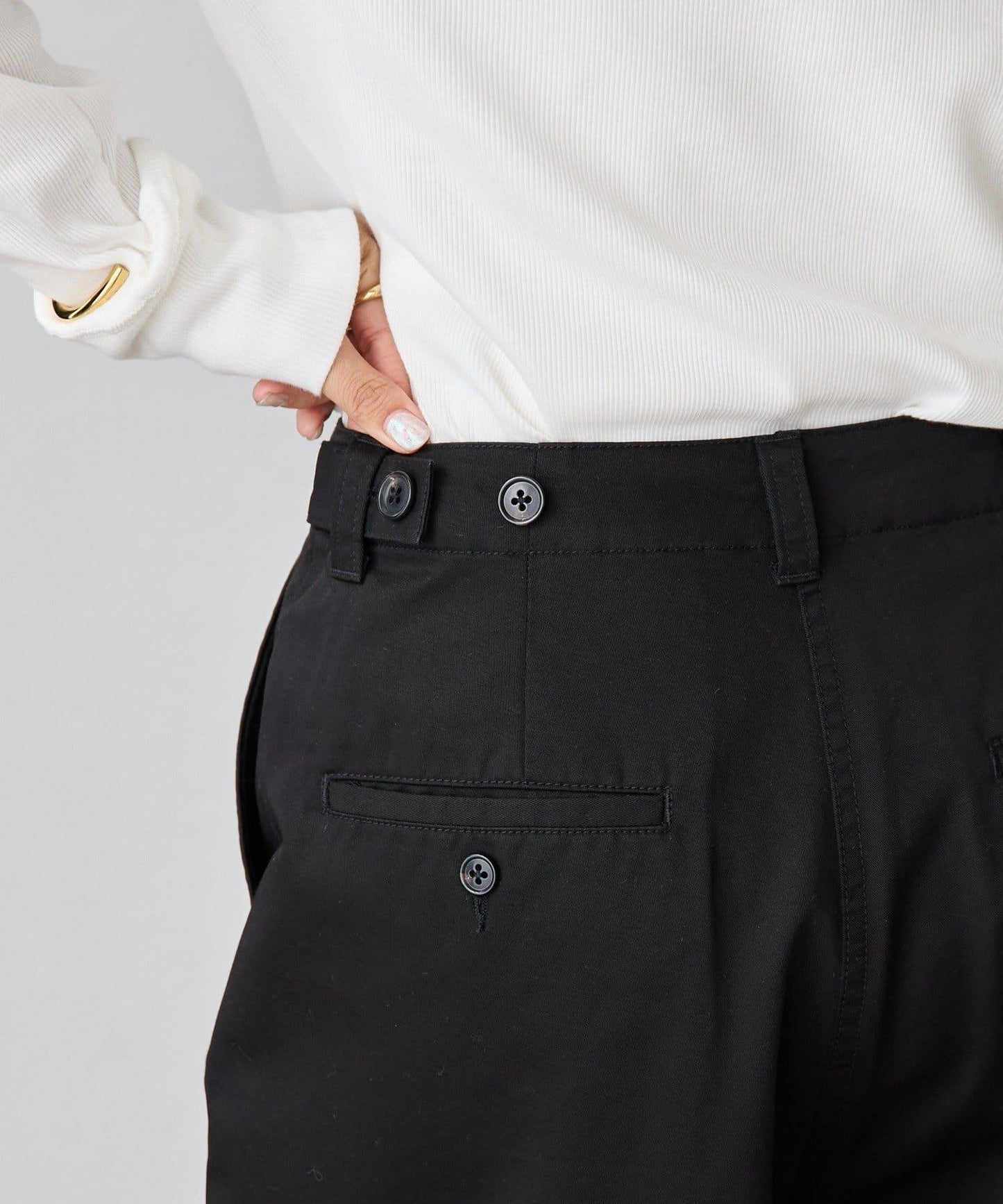 【MONN.:.(モン)】棉質斜紋長褲