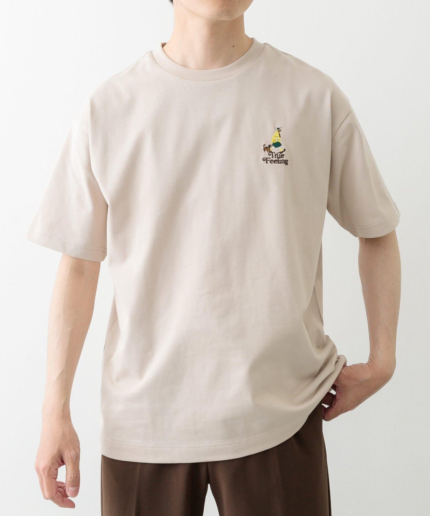 ojisampo 刺繡T恤