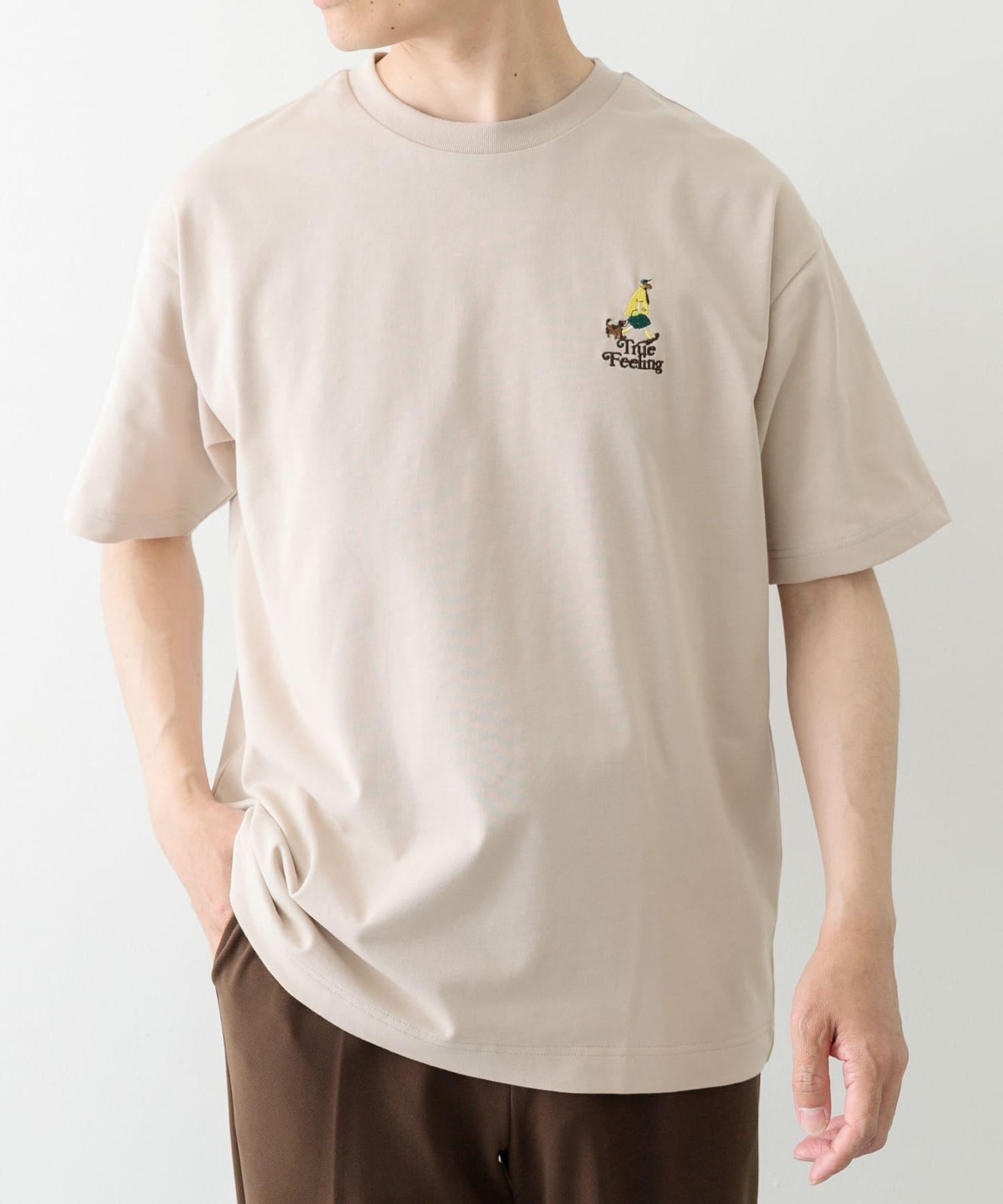 ojisampo 刺繡T恤