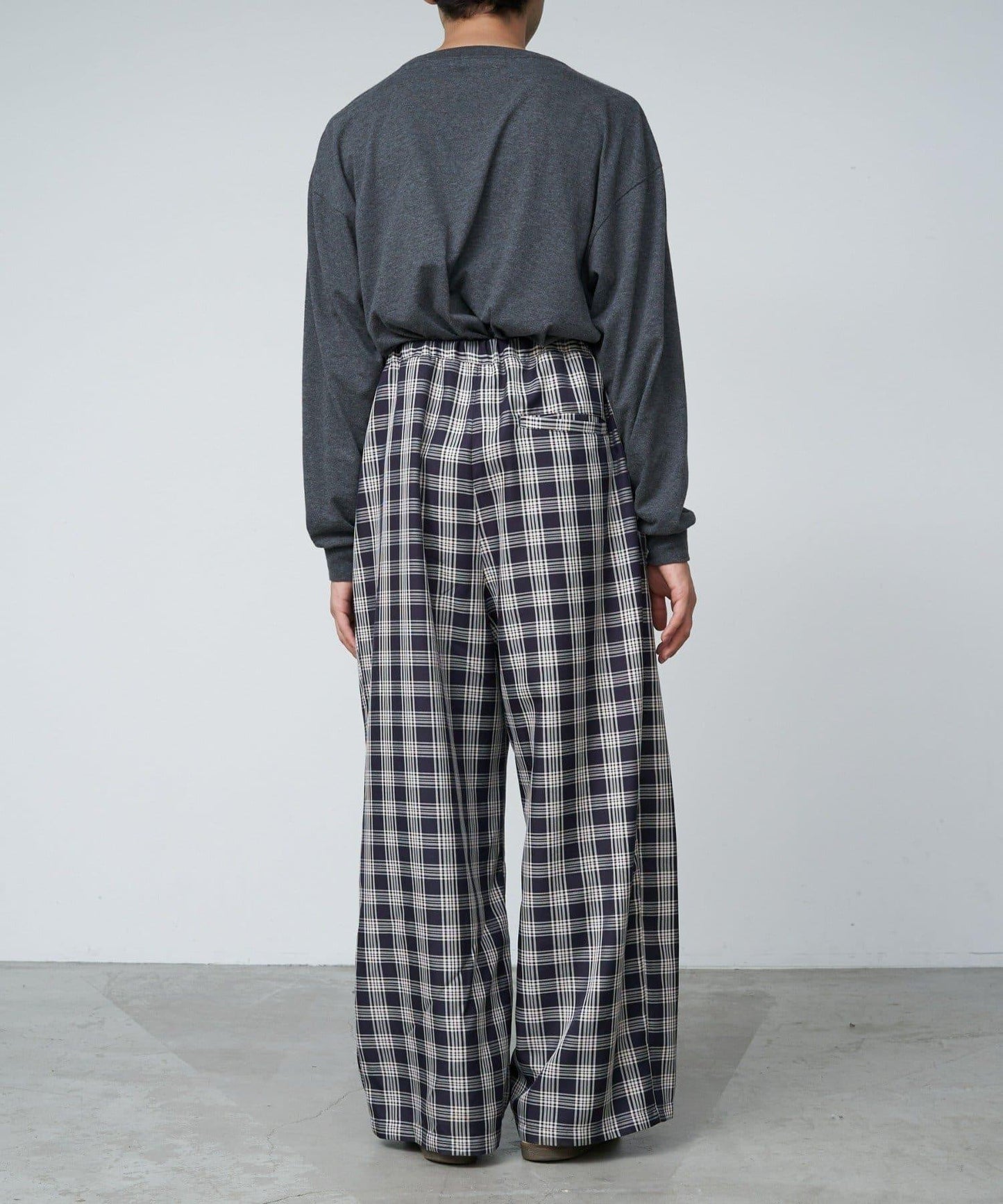 【UNISEX】側邊腰帶寬鬆西裝褲