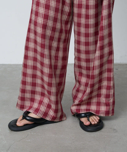 【UNISEX】側邊腰帶寬鬆西裝褲