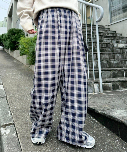 【UNISEX】側邊腰帶寬鬆西裝褲