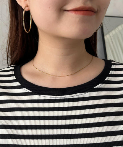 愛心刺繡條紋長袖T恤