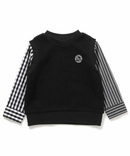 【リンク】背心拼接T恤