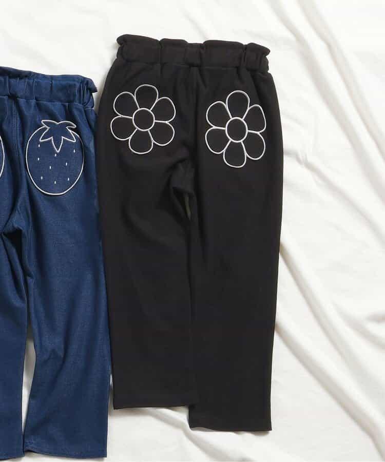 3柄口袋圖案長袖T恤長褲 10分丈