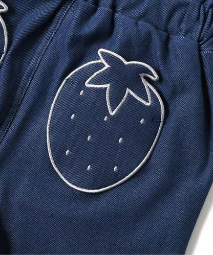 3柄口袋圖案長袖T恤長褲 10分丈