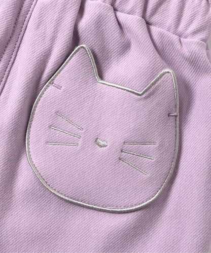 3柄口袋圖案長袖T恤長褲 10分丈