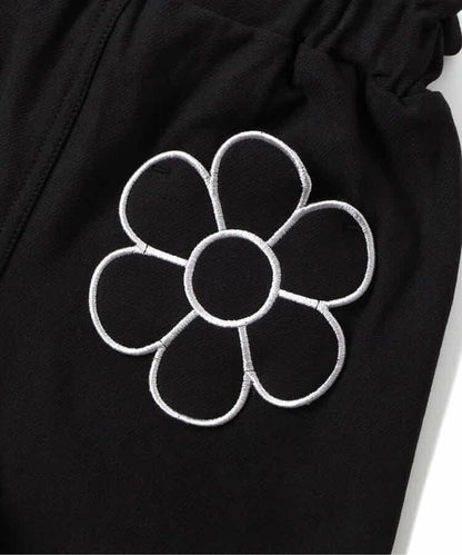 3柄口袋圖案長袖T恤長褲 10分丈