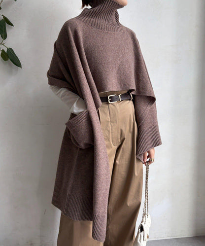 【DouDou】多功能針織披肩